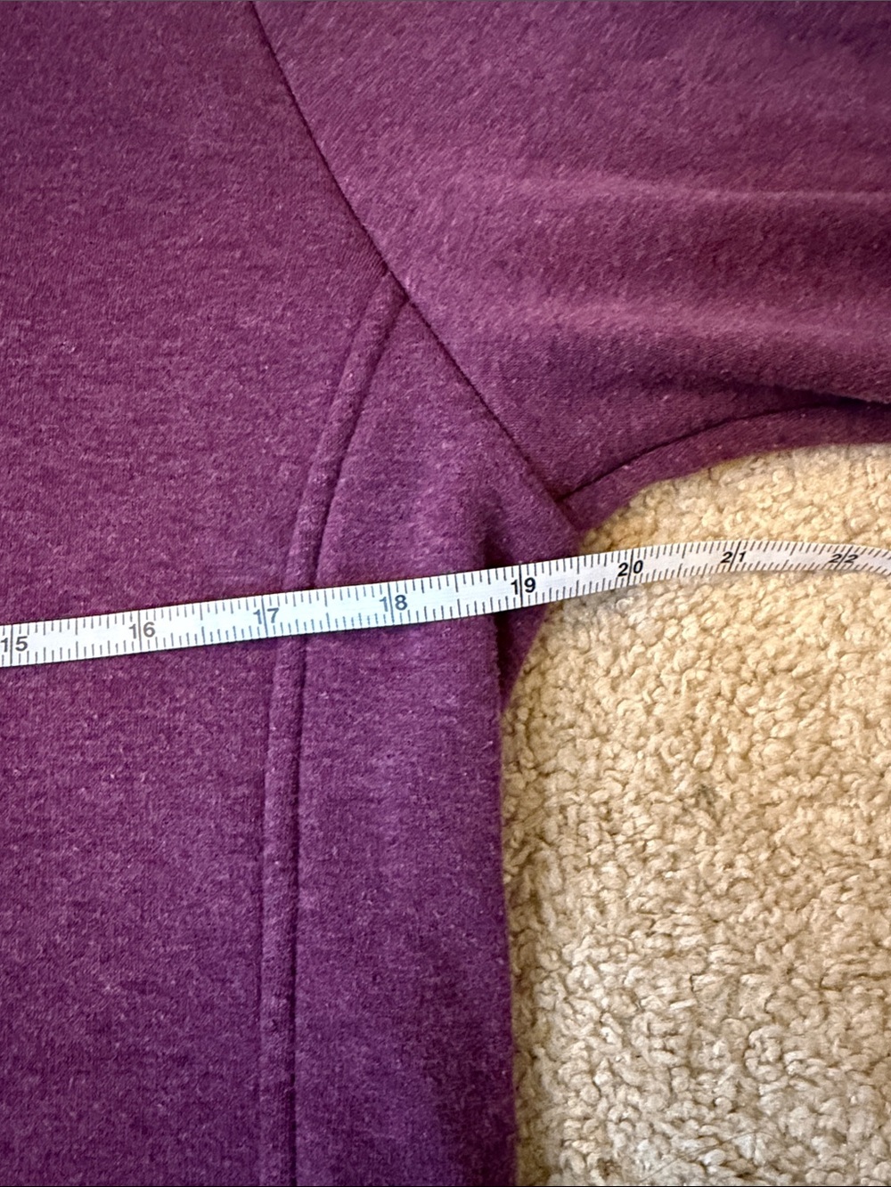 UGG Benson Hoodie Fleece Zip-Up Hooded Jacket in Plum Size Medium - Picture 5 of 9
